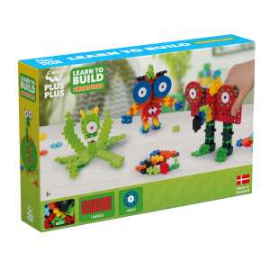 Plus-Plus Learn to Build Creatures construction toy box, 240 pieces, made in Denmark - Creative & Building Toy