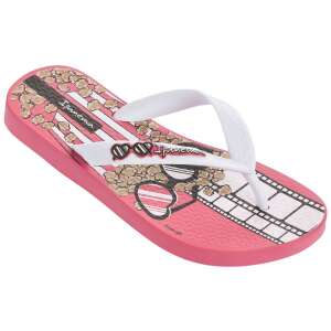 Ipanema Temas X Kids rózsaszín és fehér pattogatott kukorica papucs lányoknak - Ipanema