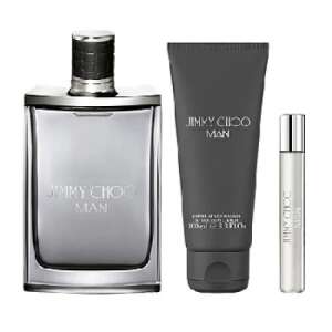 Jimmy Choo Man ajándék szett, 100ml Eau de Toilette, 7.5ml Mini Parfum, 100ml After Shave Balm - Jimmy Choo