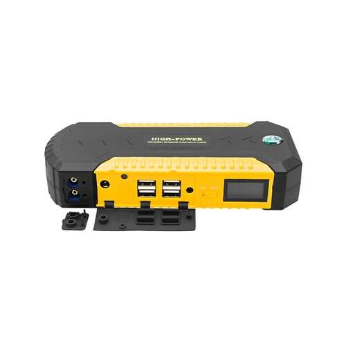 Blow JS-19 Jump Starter 16800 mAh Powerbank, жълт и черен, с дисплей и USB портове