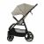 Kinderkraft Trig 3 beige Kinderwagen, Seitenansicht mit Korb