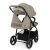 Kinderkraft Trig 3 beige Kinderwagen mit erweitertem Verdeck, Rückansicht