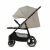 Kinderkraft Trig 3 beige Kinderwagen, Seitenansicht mit Korb