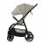 Kinderkraft Trig 3 beige Kinderwagen, Seitenansicht mit Korb