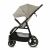 Kinderkraft Trig 3 beige Kinderwagen, Seitenansicht mit Korb