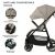Kinderkraft Trig 3 Kinderwagen mit 5-Punkt-Gurt und Korb