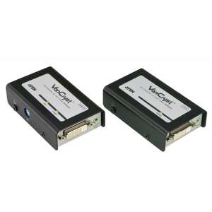 Aten VE600A-A7-G Video/Audio Extender, 2 darabos csomag, fekete - DVI kábel