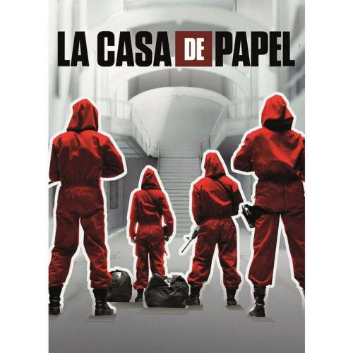 Clementoni Money Heist, La Casa De Papel 1000-teiliges Puzzle, mit den ikonischen Charakteren in roten Overalls