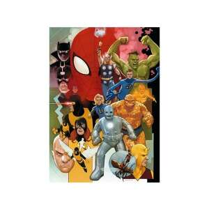Puzzle Clementoni Marvel cu 1000 de piese, cu supereroi clasici Marvel - Puzzle 3D & Puzzle cu burete