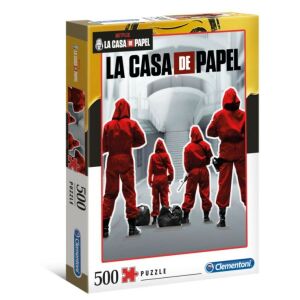 Clementoni La Casa de Papel Puzzle 500 piese cutie - Puzzle 3D & Puzzle cu burete