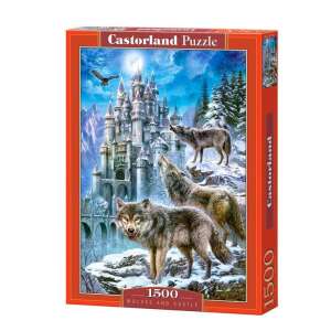 Castorland 1500-teiliges Puzzle, Wölfe und Schloss - Puzzle