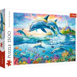 TREFL (26162) Delfin család 1500 db-os puzzle 37255049 Puzzle - Delfin