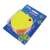 DONAU 400 sheets apple shaped sticky notes, neon colors