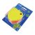 DONAU 5x80 flat apple shaped mixed sticky note pad 89233725