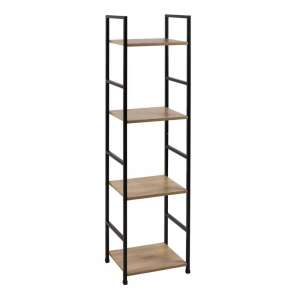 Intenso 4 Polcos Tárolópolc - Fém és Fa - 29x112 cm