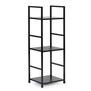 Intenso Fém Tárolópolc - 3 Polc - 29x80 cm - Fekete