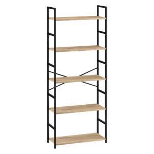 Intenso 5 Polcos Polcrendszer - Fém és Fa - 58,6 x 144 cm