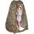 Springos pop-up changing tent with person standing inside, camo pattern