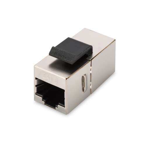 Conector inline modular Digitus CAT6, argintiu, negru