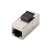 Conector inline modular Digitus CAT6, argintiu, negru