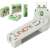 Lindy USB-Port-Blocker mit Schlüssel, grün, 4er Pack