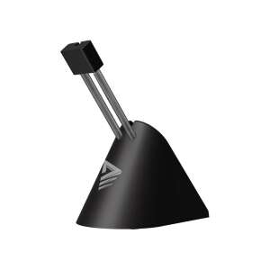 Savio MB-01 Bungee do myszy, czarny, widok pod kątem - Kabel