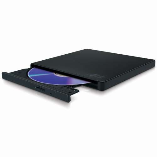 Napęd optyczny, Hitachi-LG GP57EB40 Ultra Slim Zewnętrzna płyta DVD-RW, Super Multi, dwuwarstwowa, łączność z telewizorem, czarny 107385287