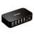 D-Link DUB-H7 7 portos USB 2.0 fekete USB hub, ferde nézet