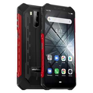 Ulefone Armor X3 wytrzymały telefon, podwójny aparat, czarno-czerwony - Telefon komórkowy