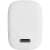 Goobay 65406 USB-C GaN hálózati töltő, fehér, 20W, USB-C port közeli képe