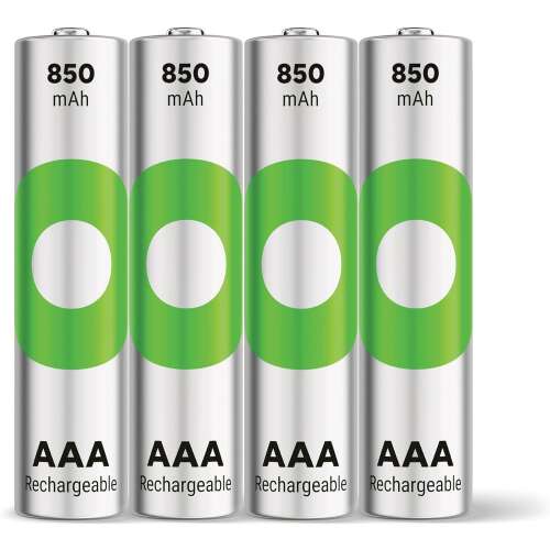 4 db GP ReCyko 850mAh újratölthető AAA elem