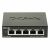 Switch D-Link DGS-1100-05V2 5-Port Gigabit Ethernet Smart Managed, vedere frontală