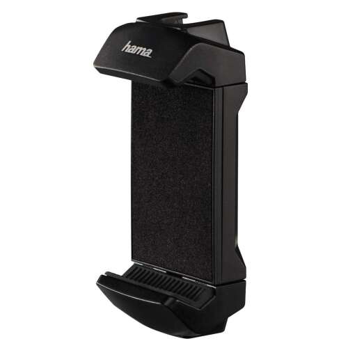Hama 4645 Suport pentru smartphone / tabletă, negru, universal, reglabil, pentru trepied, 6,5-17,5 cm