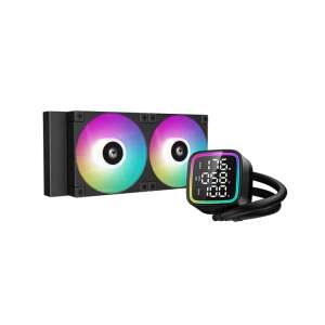 Vodné chladenie Deepcool LD240 AIO RGB CPU s dvoma ventilátormi, čerpadlom a displejom - Fanúšikovia PC