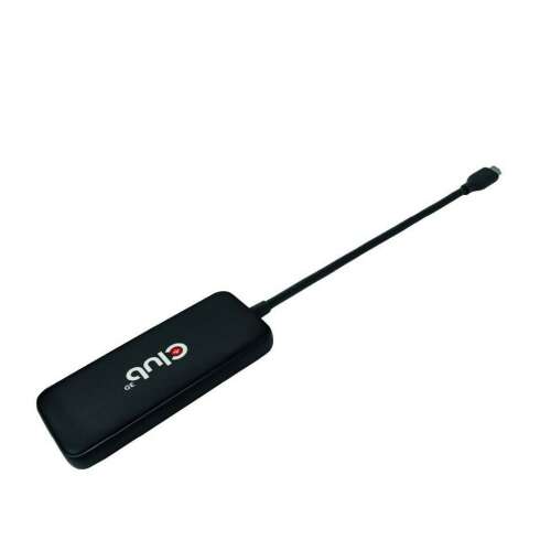 Club3D CSV-1548 USB Type-C Hub, 4 Port, schwarz, 10 Gbps Datenübertragungsgeschwindigkeit, Power Delivery 3.0