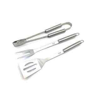 Set de instrumente pentru grătar Adler AD 6728, 3 piese, include spatulă, clește și furculiță - Seturi de ustensile de bucătărie
