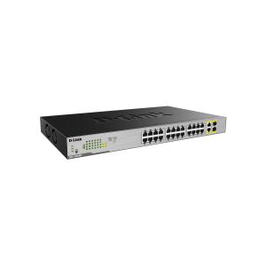Przełącznik niezarządzalny D-Link DGS-1026MP 24-Port Gigabit PoE+ - D-Link Przełącznik