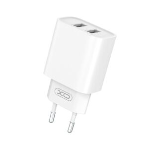 XO 10.5W Duális USB Fali Töltő - Fehér - XO