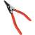 Knipex 00 20 04 V01 precision snap ring pliers, for external snap rings, 19-60 mm