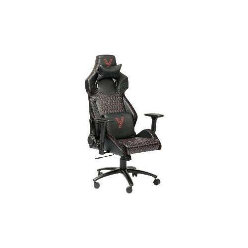 Gaming stolica Yenkee YGC 110RD Ghost Gamer, crna s crvenim šavovima