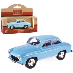 Daffi: PRL Syrena 104 autó fém és műanyag modell - Bézs