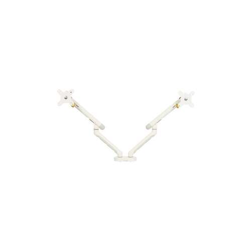 Bakker Elkuizen BE Flexible Dual Ramie do monitora, biały, do dwóch monitorów, 17-35 cali