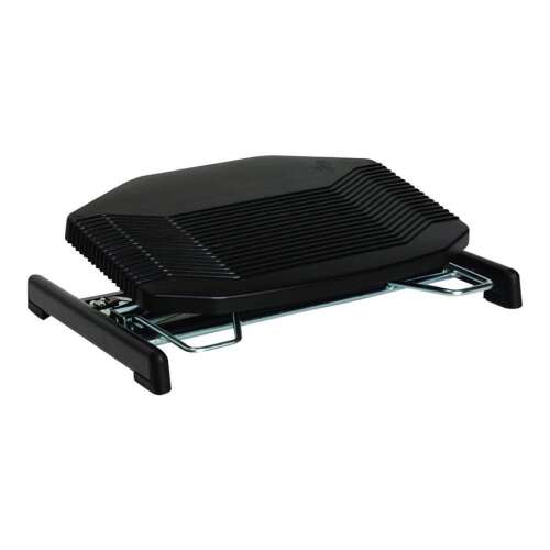 Bakker Elkuizen Basic 952 ergonomikus lábtámasz, fekete, állítható magasság és szög, a jobb testtartás és vérkeringés érdekében