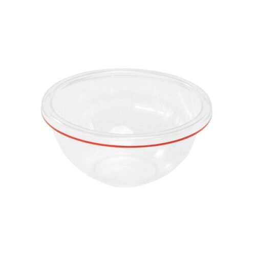 Flair 16cm átlátszó műanyag salátástál