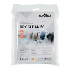 Durable Dry Clean chusteczki bezpyłowe do czyszczenia plastiku 50szt. 100552774 - Środki czyszczące