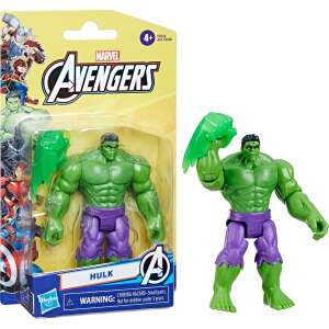 Marvel Avengers Epic Hero Series Hulk Deluxe Akciófigura, 10 cm, zöld, lila, akciófigura, gyűjthető, játék, gyerekeknek, fiúknak, lányoknak - Hasbro