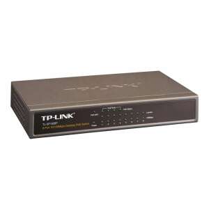 TP-Link TL-SF1008P 8 portos 10/100Mbps asztali switch 4 PoE porttal - TP-Link