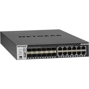 Netgear M4300-12X12F 12x10G, 12xSFP+, 32 MB buffer, fekete switch 58596700 
