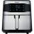 Steba HF 8000 Air Fryer, 8L capacity, digital display, stainless steel and black design