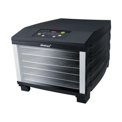 Steba ED6 digital food dehydrator, black, front view